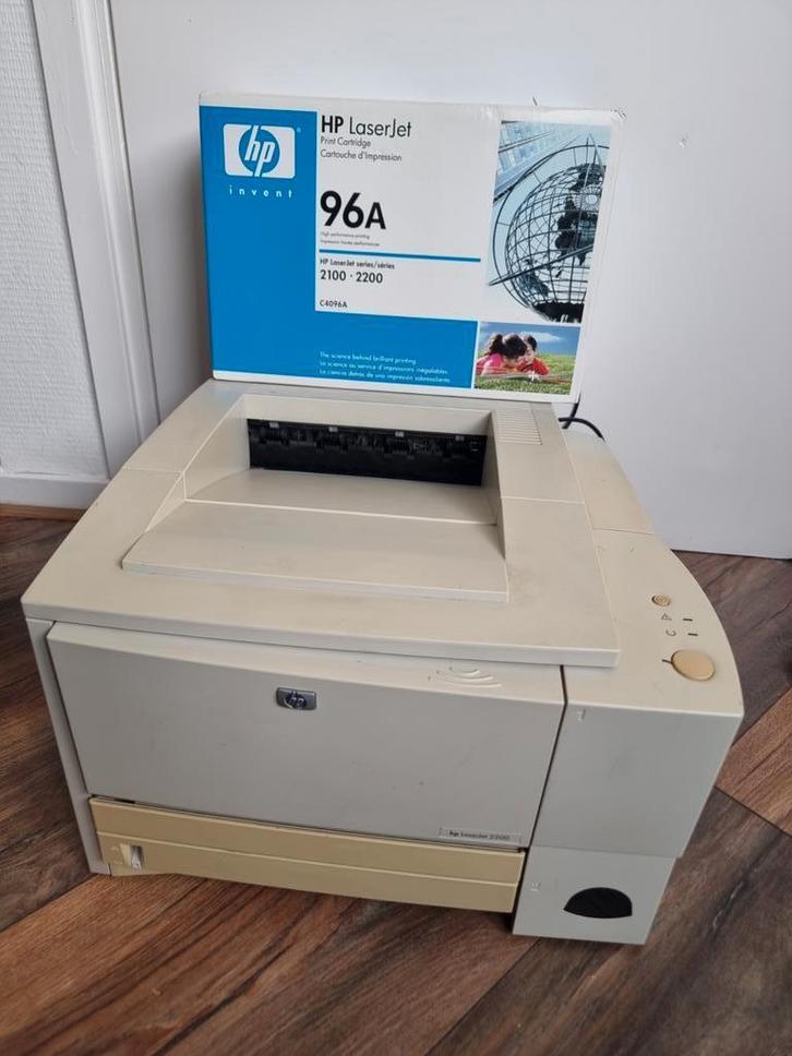 HP Laserjet 2200 + ongeopende HP Cartridge 96A, Computers en Software, Printers, Gebruikt, Printer, Zwart-en-wit printen, Ophalen of Verzenden