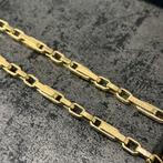 14k gouden ketting prachtig schakel monte carlo versace, Sieraden, Tassen en Uiterlijk, Kettingen, Ophalen of Verzenden, Zo goed als nieuw