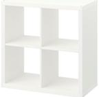 Kallax | IKEA | 4 vakken | gebruikt, Huis en Inrichting, Kasten | Wandmeubels, 25 tot 50 cm, Minder dan 150 cm, Gebruikt, Ophalen