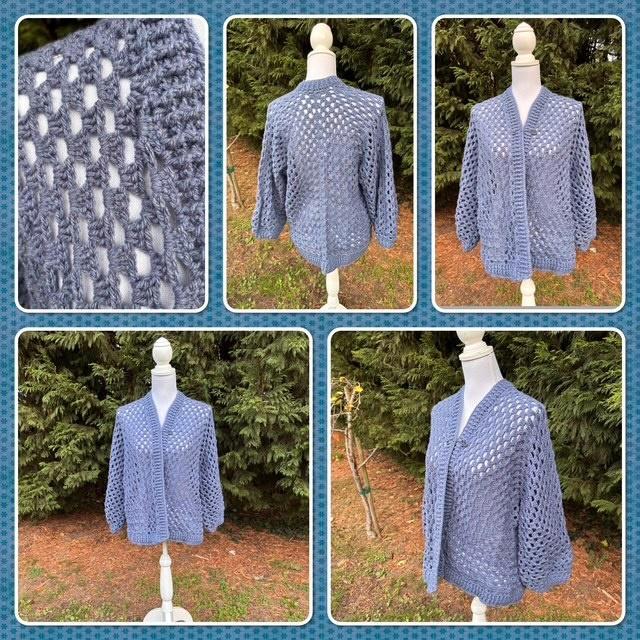 Feestdagtip! Mooi Gehaakte Vest, Kleding | Dames, Truien en Vesten, Nieuw, Maat 42/44 (L), Blauw, Ophalen of Verzenden