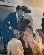 Mooi canvas doek Jacky Kennedy en Jack Kennedy, Ophalen of Verzenden