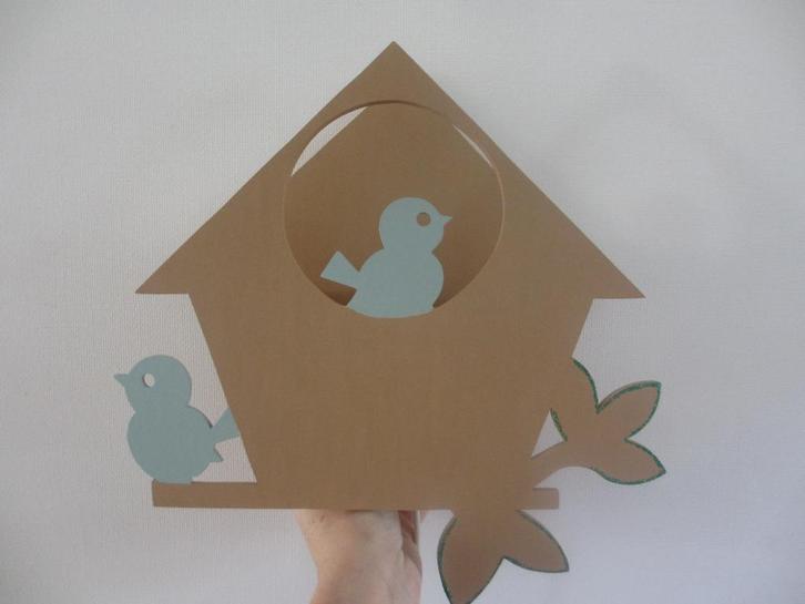 Vogelhuisje huisje wandlamp kinderkamer, Kinderen en Baby's, Kinderkamer | Inrichting en Decoratie, Nieuw, Lamp, Ophalen of Verzenden