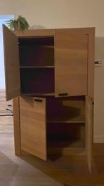 Licht eiken broodkast, Ophalen, Gebruikt, Minder dan 150 cm, 150 tot 200 cm