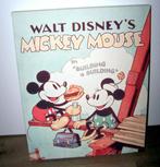 Prachtig retro op canvas Walt Disney's Mickey Mouse.50x40cm., Ophalen of Verzenden, Nieuw