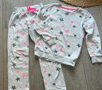 Warme badstof pyjama hema meisjes 122/128, Ophalen of Verzenden, Gebruikt, Meisje, Nacht- of Onderkleding