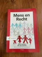 Studieboek: mens en recht, Ophalen of Verzenden, Zo goed als nieuw, HBO