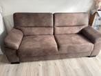 Bankstel 2,5 zit bruin, Huis en Inrichting, Banken | Bankstellen, Ophalen, Minder dan 75 cm, Driepersoons, Zo goed als nieuw