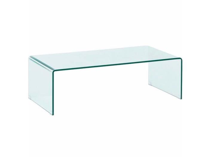 Glazen Goossens waterval design tafel / salontafel, nieuw, Huis en Inrichting, Tafels | Salontafels, Nieuw, Minder dan 50 cm, 50 tot 100 cm