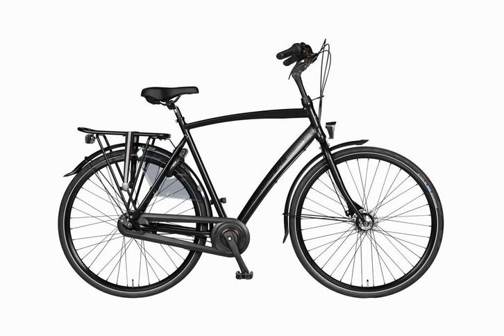 Burgers Urban zwart heren 60cm 28inch, Fietsen en Brommers, Fietsen | Heren | Herenfietsen, Nieuw, Overige merken, 57 tot 61 cm