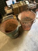 2x originele mud ton – 100 liter – landbouw & decoratie, Antiek en Kunst, Ophalen