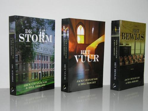 Cavanaugh, Bright trilogie - Bewijs-Vuur-Storm (christelijk), Boeken, Romans, Zo goed als nieuw, Nederland, Ophalen of Verzenden