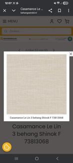 Casamance behang linnenlook Beige 2 rollen, Huis en Inrichting, Ophalen, 10 tot 25 m², Beige