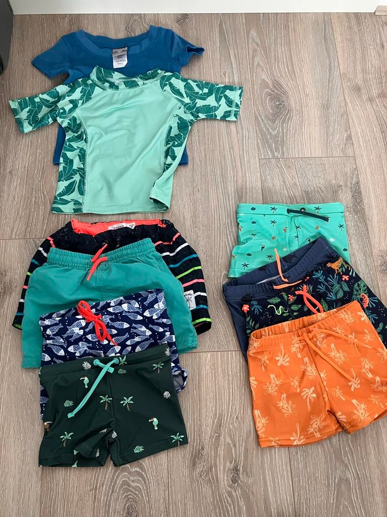 Zwemkleding set jongen maat 86/92, UV-zwemkleding, Ophalen of Verzenden, Zo goed als nieuw, Zwembroek