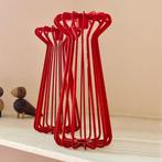 vintage KANDELAAR Ehlen Johansson nineties rood metaal retro, Huis en Inrichting, Woonaccessoires | Kandelaars en Kaarsen, Gebruikt