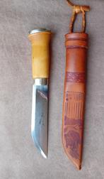 Fins puukko/leuku mes, Iisakki Järvenpää, Caravans en Kamperen, Ophalen of Verzenden, Zo goed als nieuw