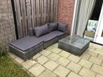 Loungebank met tafeltje, inclusief kussens, Tuin en Terras, Ophalen, Zo goed als nieuw, Loungeset