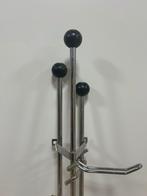 Vintage chromen wand kapstok, Wandkapstok, Gebruikt, 100 tot 150 cm, Ophalen of Verzenden