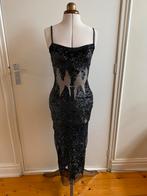 Super geraffineerde sexy kerstjurk met transparante stukken, Kleding | Dames, Zwart, Ophalen of Verzenden, Zo goed als nieuw, Maat 36 (S)