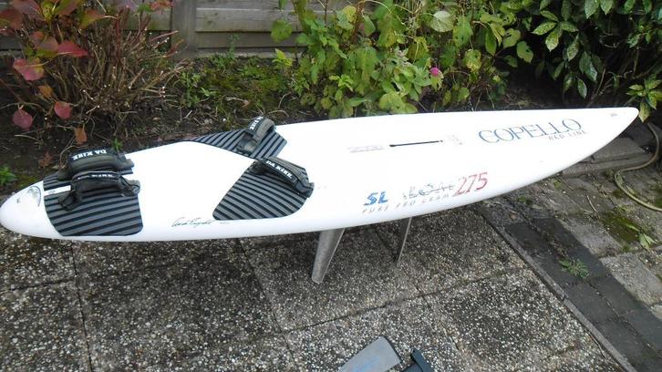 windsurf board copello 275 race,tiga vr 250 wave,slr 268, Watersport en Boten, Windsurfen, Gebruikt, Plank, 250 tot 300 cm, Met vin(nen)