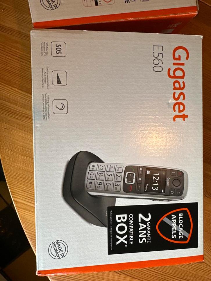 Gigaset E560HX en E560, Telecommunicatie, Vaste telefoons | Handsets en Draadloos, 2 handsets, Ophalen of Verzenden