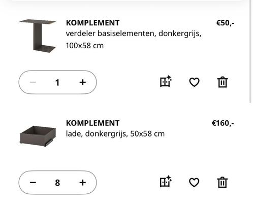 8 lades en verdeler IKEA pax, Huis en Inrichting, Kasten | Kledingkasten, Nieuw, Minder dan 100 cm, Verzenden