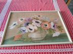 Aquarel, bloemen stilleven, gesigneerd., Antiek en Kunst, Kunst | Schilderijen | Klassiek, Ophalen