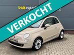 Fiat 500 1.2 Lounge *cappuccino *panorama *airco *bluetooth, Auto's, Gebruikt, 1242 cc, 4 cilinders, 4 stoelen