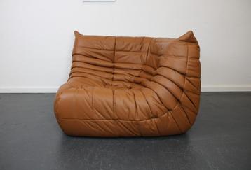 Ligne Roset Togo hoekelement, Cognac leer beschikbaar voor biedingen