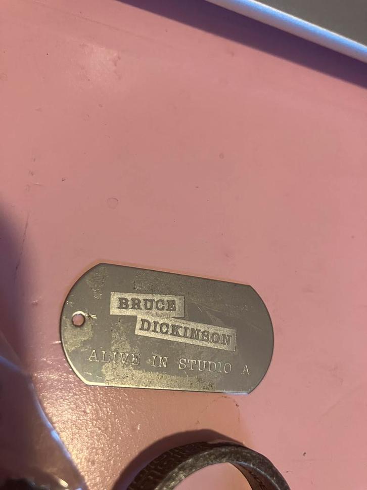 Iron Maiden + Bruce Dickinson dingen, Verzamelen, Muziek, Artiesten en Beroemdheden, Zo goed als nieuw, Ophalen of Verzenden