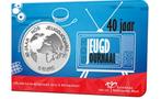 NOS Jeugdjournaal  5 euro BU 40 Jaar Herdenkingsmunt 2021, Koningin Beatrix, Zilver, Euro's, Ophalen of Verzenden