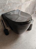 Zwevend toilet zwart hoogglans. NIEUW., Ophalen, Nieuw, Zwart, Overige typen