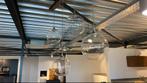 Hanglamp met glazen bollen, Ophalen, Zo goed als nieuw, Glas, 50 tot 75 cm