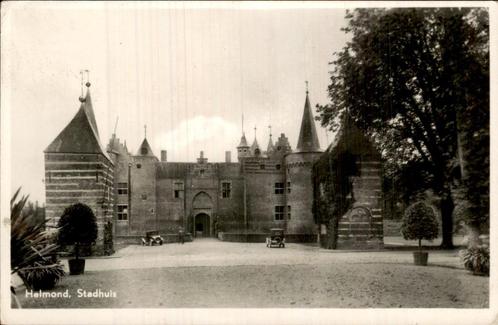 Kasteel in Helmond, gebruikt als stadhuis, Verzamelen, Ansichtkaarten | Nederland, Gelopen, Noord-Brabant, 1940 tot 1960, Ophalen of Verzenden