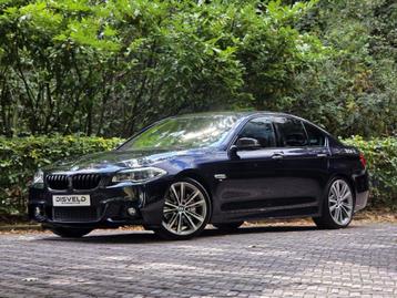 BMW 5-Serie F10 535i 306pk M Sport Aut. 2014 Carbon Zwart beschikbaar voor biedingen