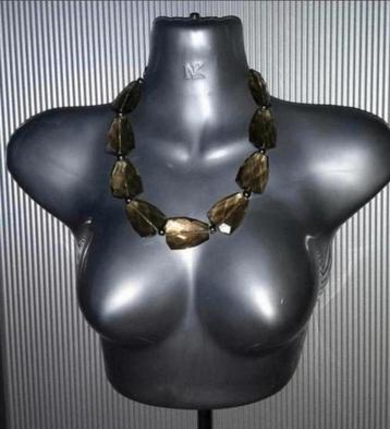 Manouk - ketting met facet kralen + parels - NIEUW  beschikbaar voor biedingen