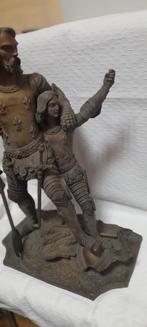 Antiek Brons beeld  "philips de goede", Ophalen of Verzenden, Brons