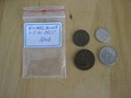 4 stuks munten Nederland, Verzenden, Koningin Wilhelmina, 1 cent, Setje