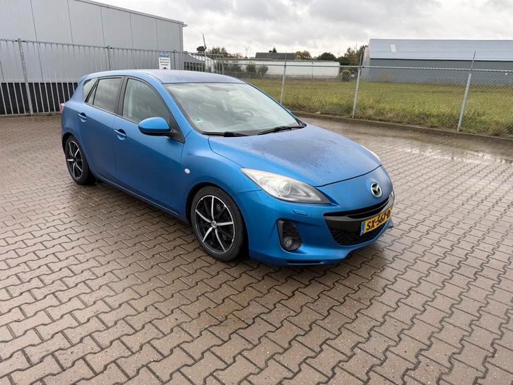Mazda 3 2.2 Citd 136KW Hatchback 2012 Blauw, Auto's, Mazda, Bedrijf, ABS, Airbags, Airconditioning, Alarm, Boordcomputer, Centrale vergrendeling
