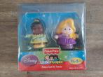 Fisher Price Little People Disney Prinsessen Rapunzel &Tiana, Kinderen en Baby's, Speelgoed | Fisher-Price, Ophalen of Verzenden