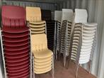 Nieuwe kantinestoelen Denver stapelstoelen stapelbare stoel, Ophalen, Nieuw, Kunststof, Vijf, Zes of meer stoelen