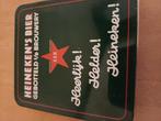 Blik met bierviltjes Heineken vintage., Verzamelen, Biermerken, Ophalen of Verzenden, Zo goed als nieuw, Viltje(s), Overige merken
