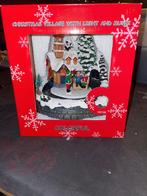 Kerst tafereel met rijdende trein, verlichting en muziek, Diversen, Kerst, Ophalen of Verzenden