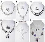 Sieradensets ketting met oorstekers, Verzenden, Nieuw