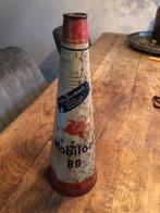 2 x oude Mobiloil Conische olie blikken jaren 30/40, Ophalen of Verzenden, Gebruikt, Gebruiksvoorwerp