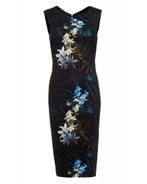 Ted Baker Jurk Loua Twilight Floral maat 2 (38), Maat 38/40 (M), Galajurk, Ophalen of Verzenden, Zo goed als nieuw