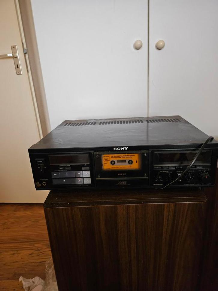 Sony Cassette Deck 700 ES - Collector's Item, Audio, Tv en Foto, Cassettedecks, Enkel, Sony, Tape counter, Ophalen of Verzenden