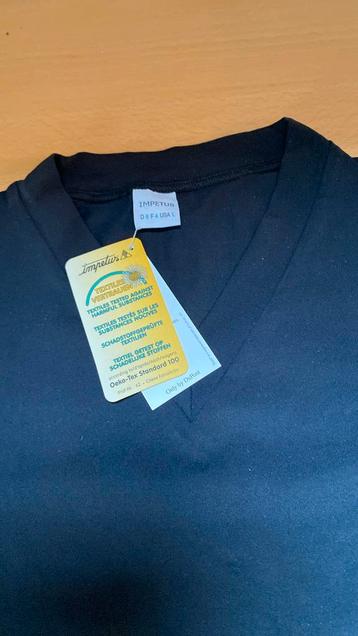 Impetus zwart t shirt hemd tech stof comfortabel maat l beschikbaar voor biedingen