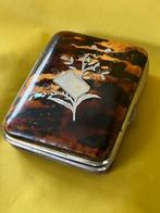 BEURSJE PORTEMONNEE UITGEVOERD SCHILDPAD, Antiek en Kunst, Antiek | Goud en Zilver, Verzenden, Zilver