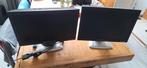 2x Packard Bell Monitoren met HDMI Adapter, Computers en Software, Monitoren, Ophalen of Verzenden, Zo goed als nieuw, VGA, Packard Bell