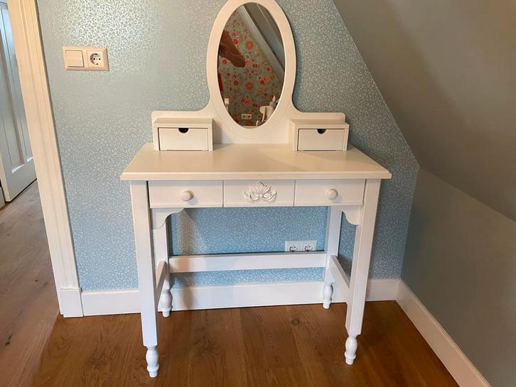 Bopita Kaptafel met Spiegel en Laadjes, Kinderen en Baby's, Kinderkamer | Overige Meubels, Zo goed als nieuw, Ophalen